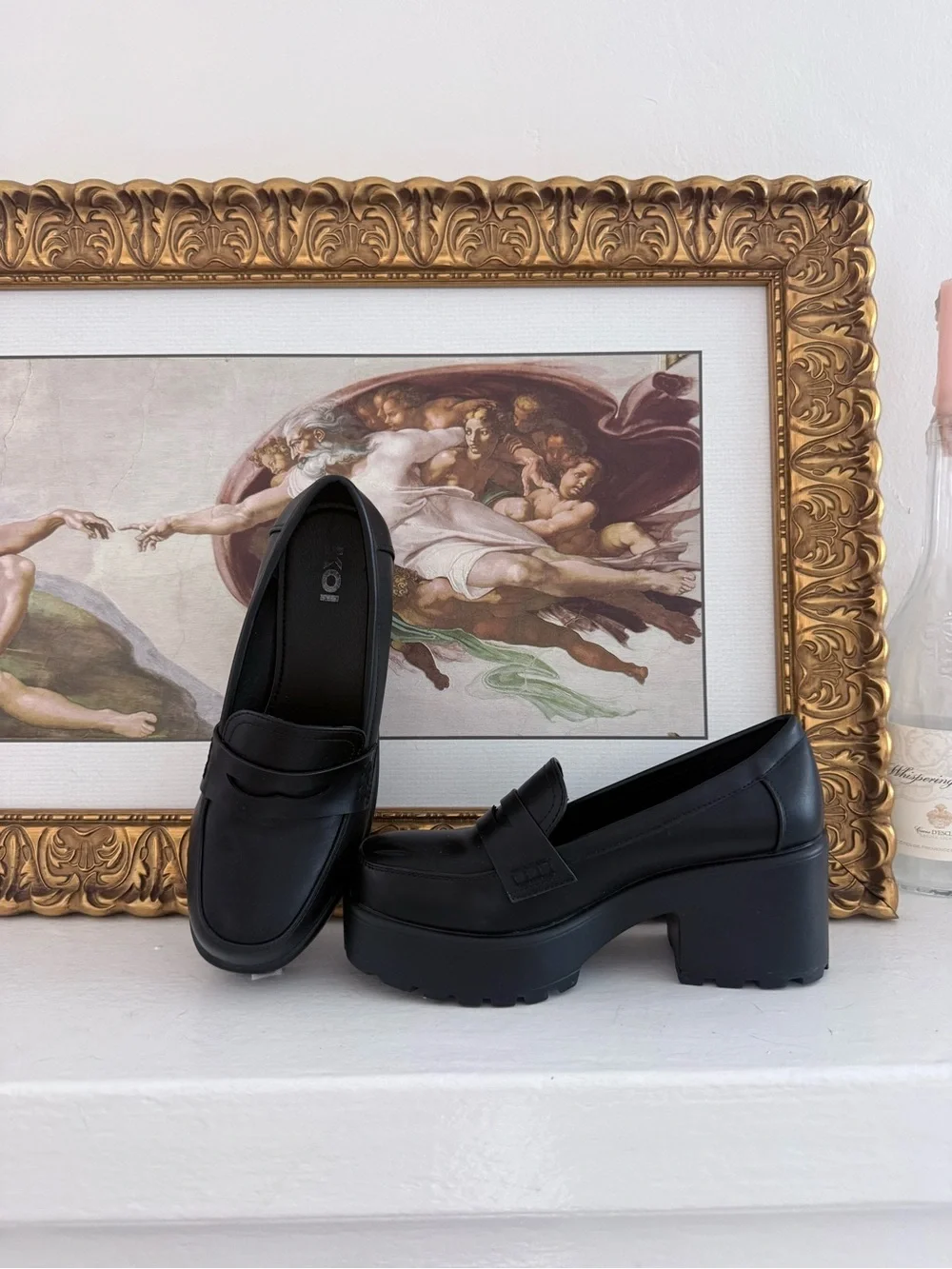 Black Platform Loafers